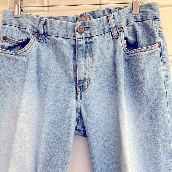 i.e. relaxed faded jeans. Size 12. Very comfortable. Made in Egypt. - Picture 2 of 16